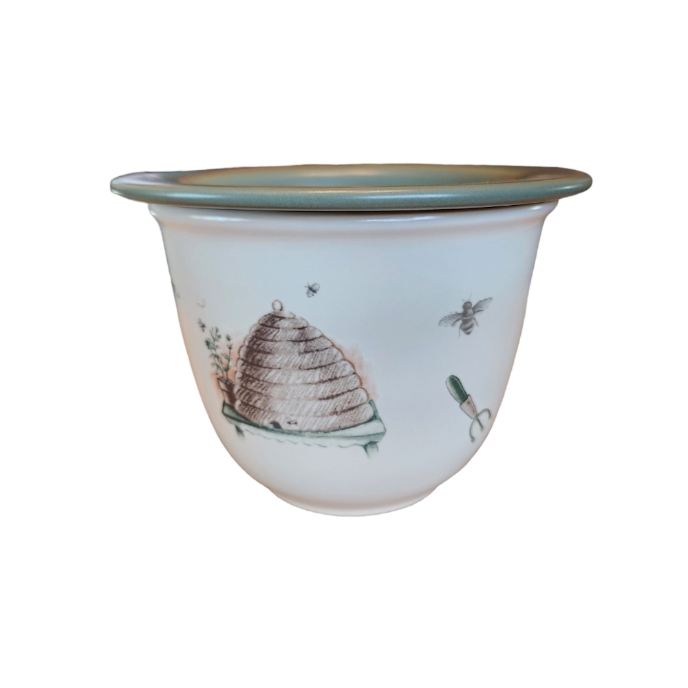 Pfaltzgraff Naturewood Bee Hive Dip Cooler Set